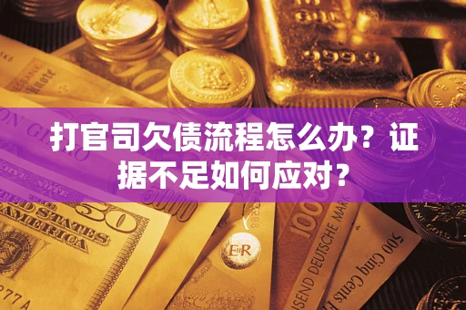 北京打官司欠债流程怎么办？证据不足如何应对？